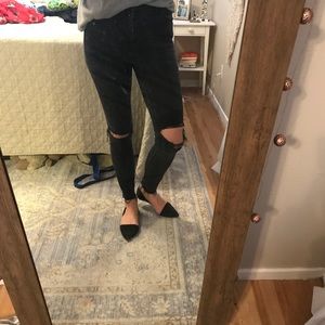 Madewell 9” high riser, skinny skinny